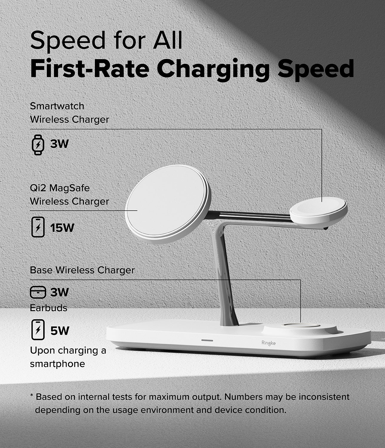 Qi2 3-in-1 Wireless Charger Stand - Image 4